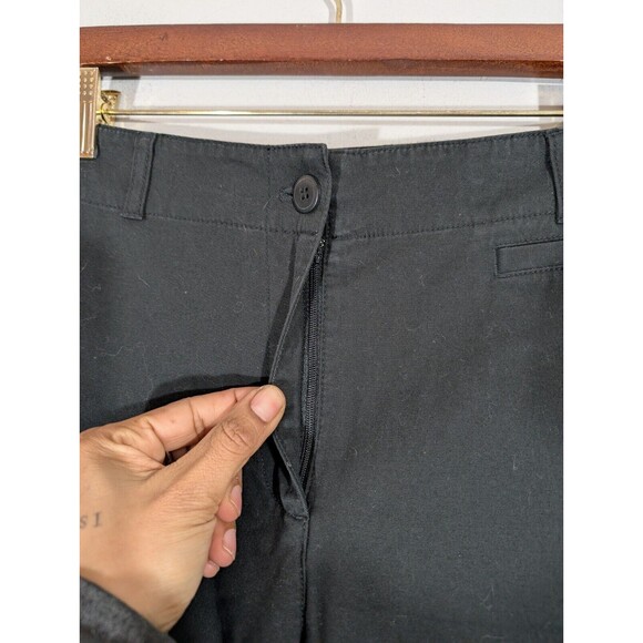 NWT J. Jill Pants Women Sz 4 Black Mid Rise Office Work Straight Leg Trousers - Picture 3 of 7